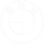 Logo in weiß von BMW